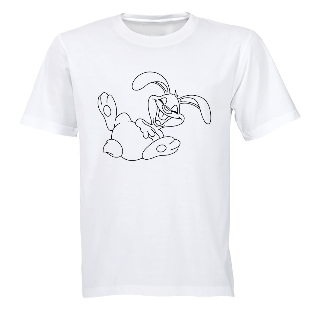 Laughing Easter Bunny - Kids T-Shirt - BuyAbility South Africa