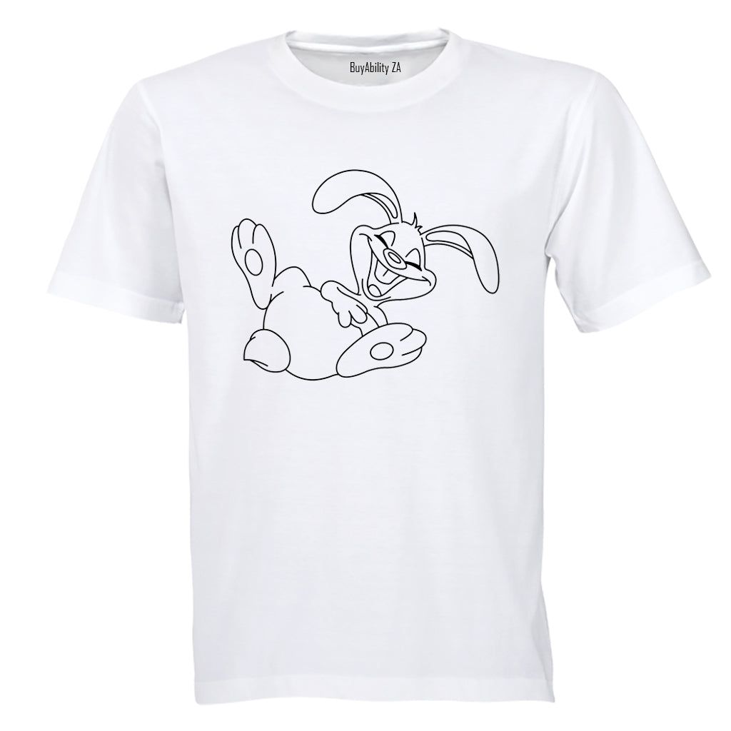 Laughing Easter Bunny - Kids T-Shirt