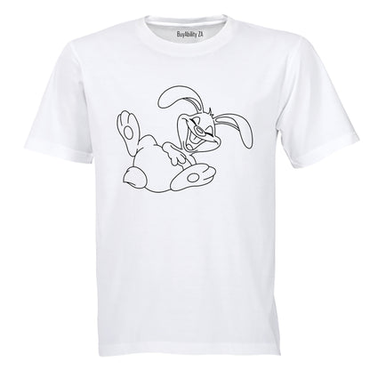 Laughing Easter Bunny - Kids T-Shirt