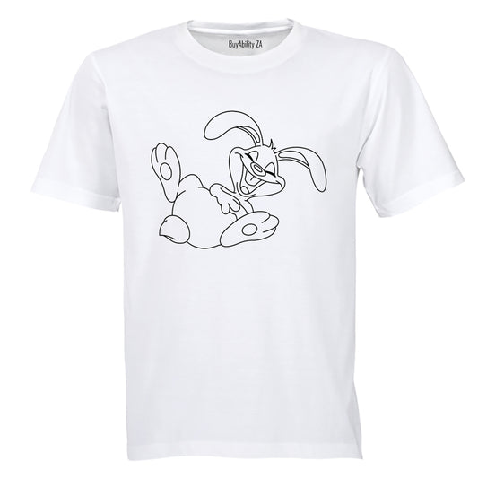 Laughing Easter Bunny - Kids T-Shirt