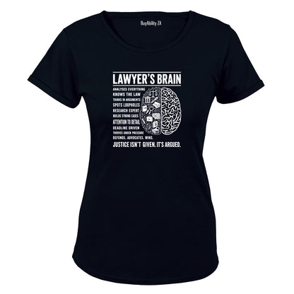 Lawyer's Brain - Ladies - T-Shirt