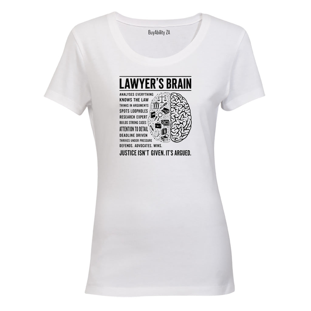 Lawyer's Brain - Ladies - T-Shirt