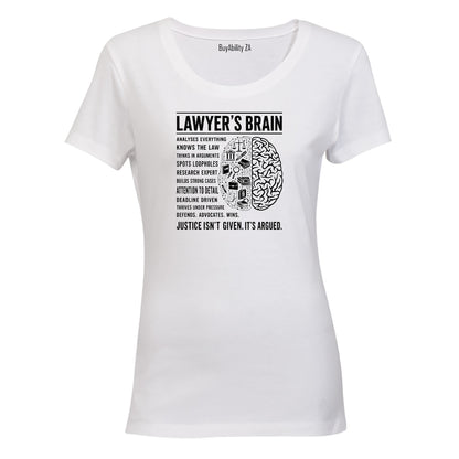 Lawyer's Brain - Ladies - T-Shirt