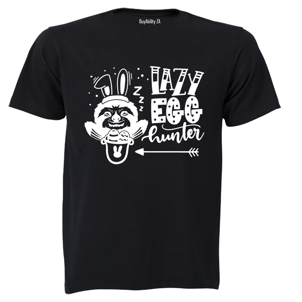 Lazy Egg Hunter - Easter - Kids T-Shirt - BuyAbility