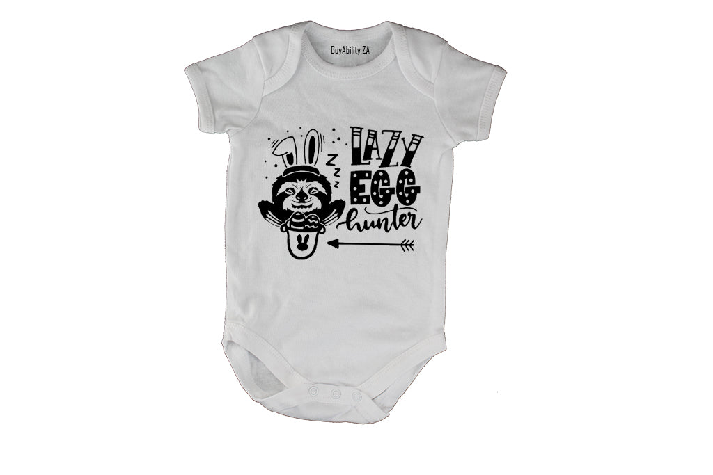 Lazy Egg Hunter - Easter - Baby Grow