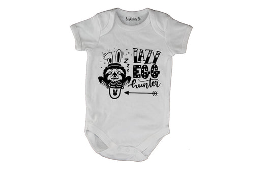 Lazy Egg Hunter - Easter - Baby Grow