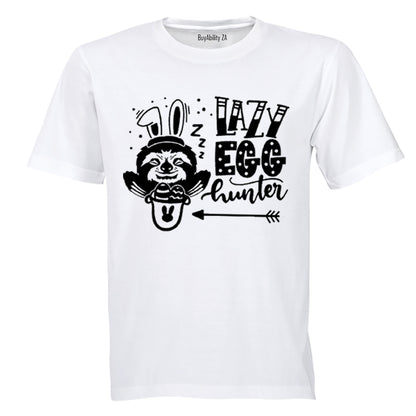 Lazy Egg Hunter - Easter - Kids T-Shirt - BuyAbility
