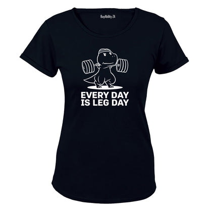 Leg Day Dinosaur - Ladies - T-Shirt - BuyAbility South Africa