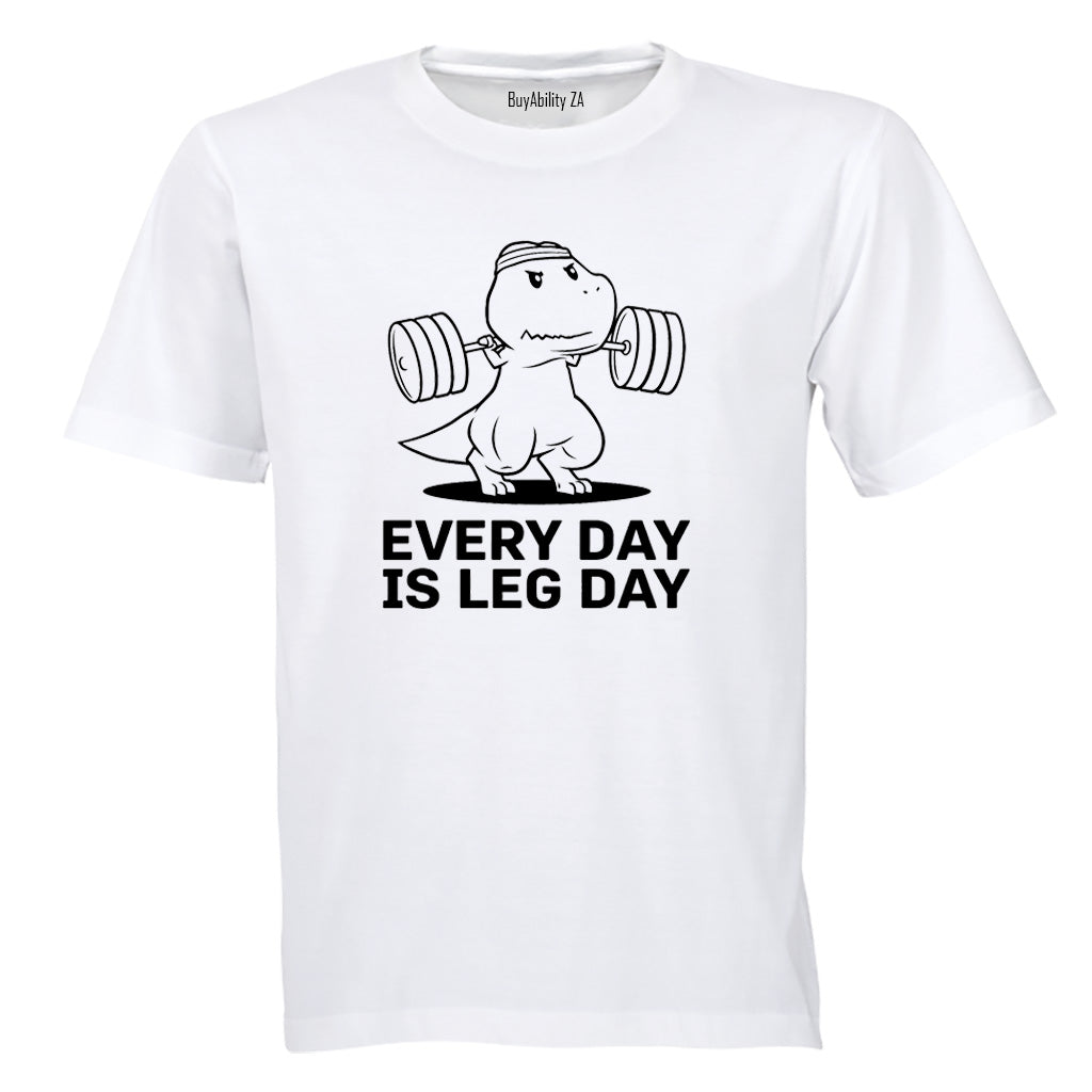 Leg Day Dinosaur - Adults - T-Shirt - BuyAbility South Africa