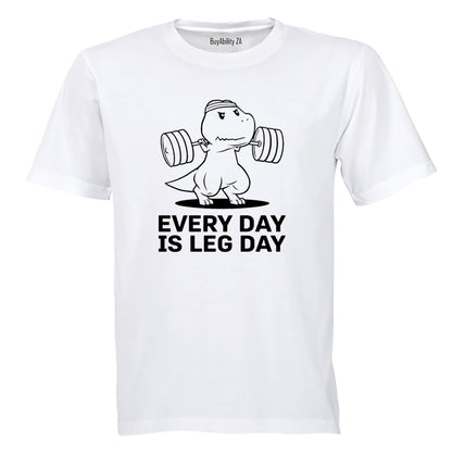 Leg Day Dinosaur - Adults - T-Shirt - BuyAbility South Africa