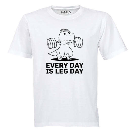 Leg Day Dinosaur - Adults - T-Shirt - BuyAbility South Africa