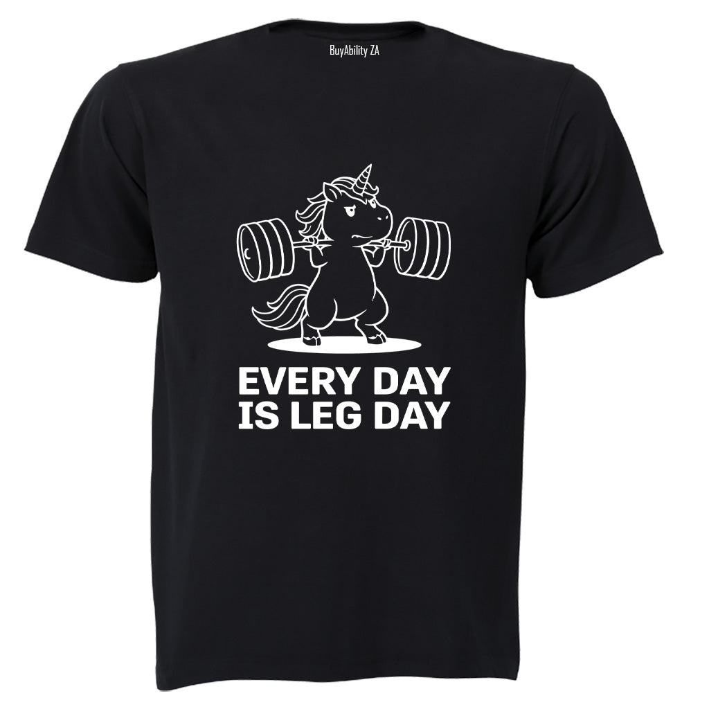 Leg Day Unicorn - Adults - T-Shirt - BuyAbility South Africa