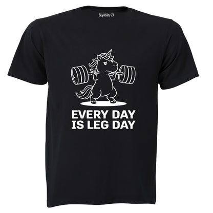 Leg Day Unicorn - Adults - T-Shirt - BuyAbility South Africa
