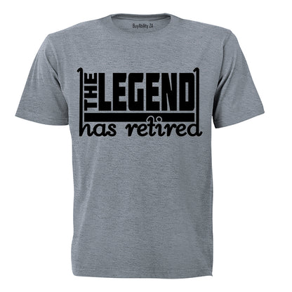 Legend Has Retired - Adults - T-Shirt - BuyAbility