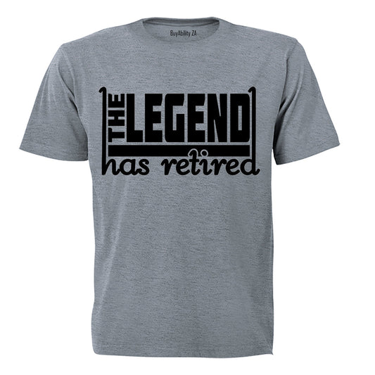 Legend Has Retired - Adults - T-Shirt