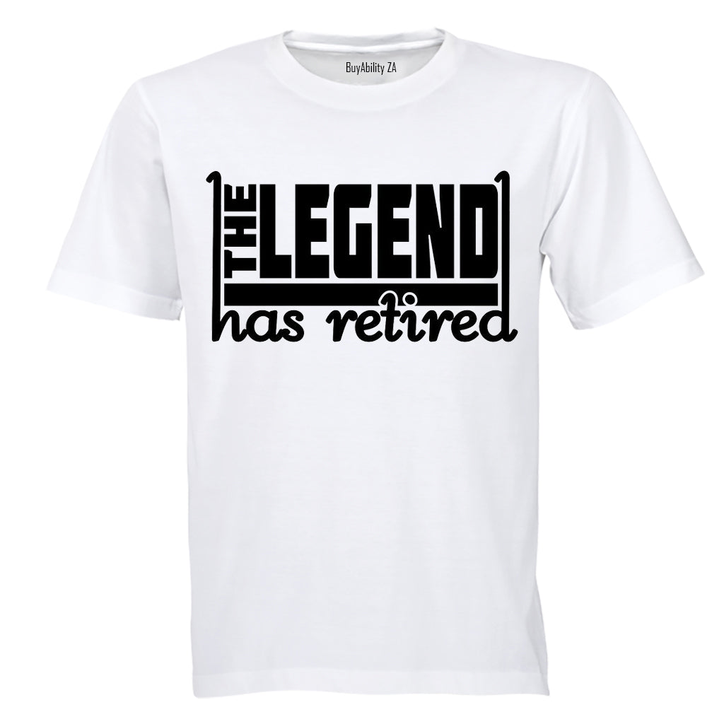 Legend Has Retired - Adults - T-Shirt - BuyAbility