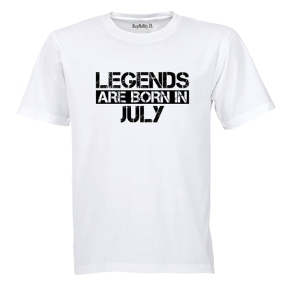 Legends Are Born in JULY - Kids T-Shirt - BuyAbility South Africa