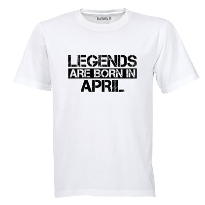 Legends Are Born in APRIL - Kids T-Shirt