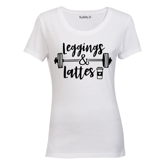 Leggings & Lattes - Ladies - T-Shirt - BuyAbility