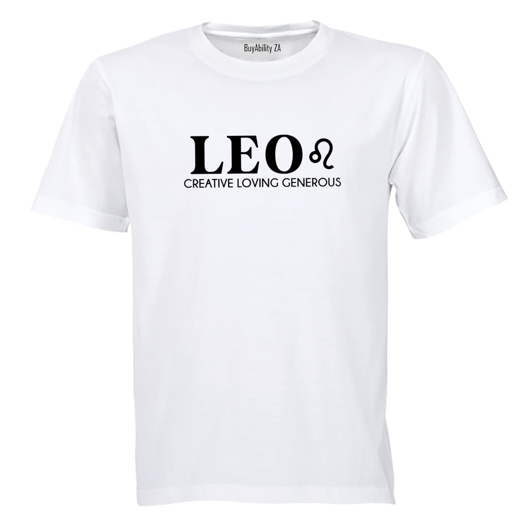 Leo - Adults - T-Shirt - BuyAbility South Africa
