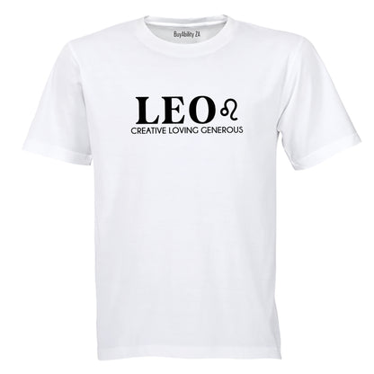 Leo - Adults - T-Shirt - BuyAbility South Africa