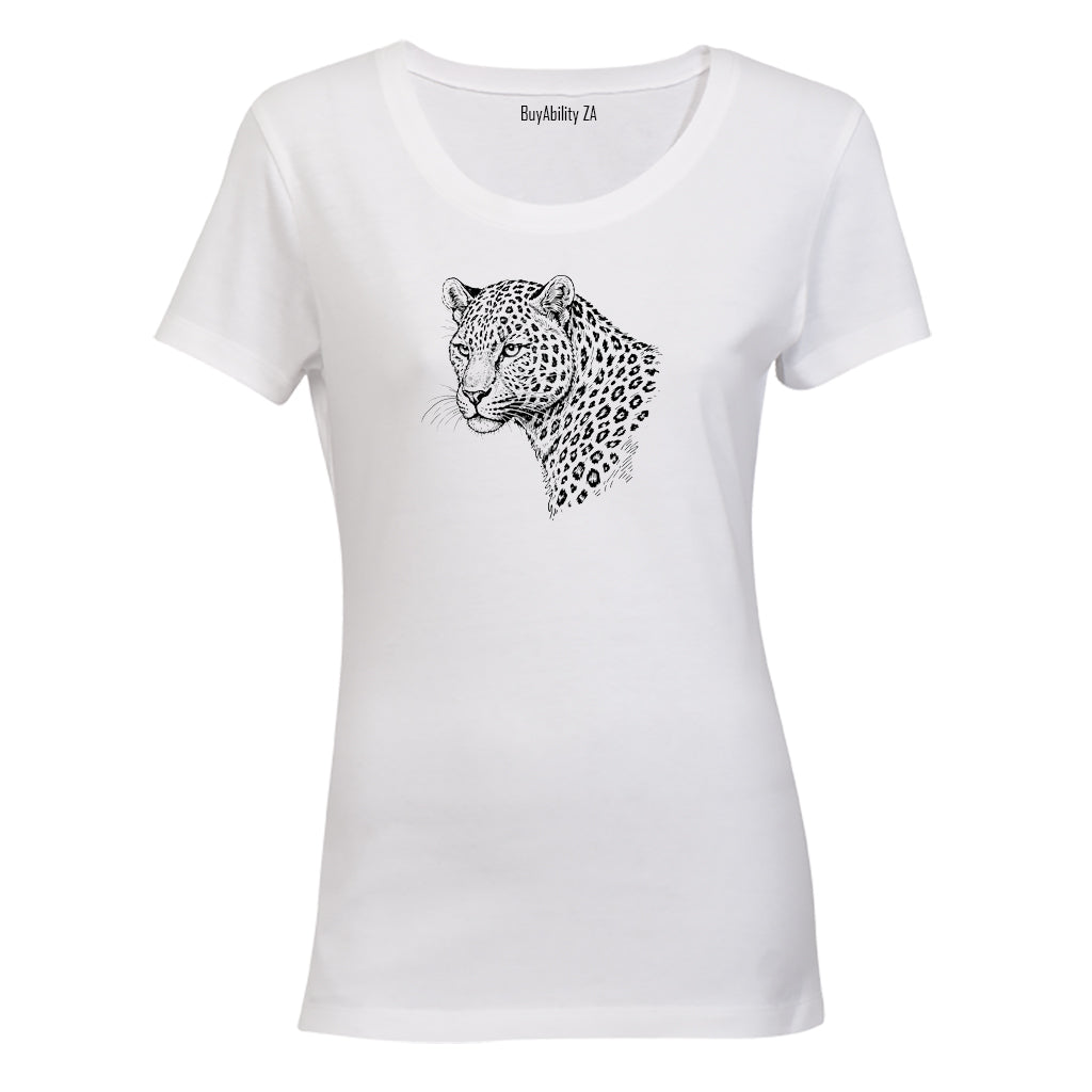 Leopard Gaze - Ladies - T-Shirt - BuyAbility South Africa