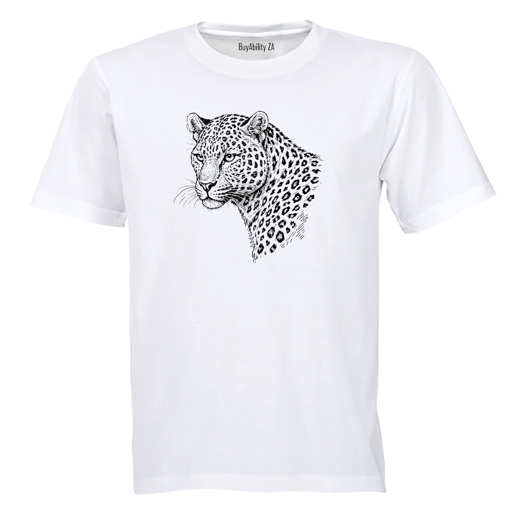 Leopard Gaze - Adults - T-Shirt - BuyAbility South Africa