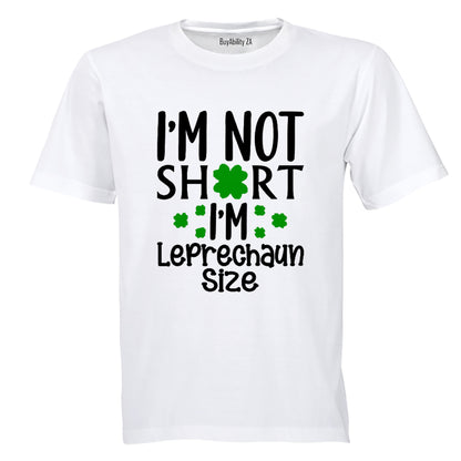Leprechaun Size - St. Patricks Day - Adults - T-Shirt