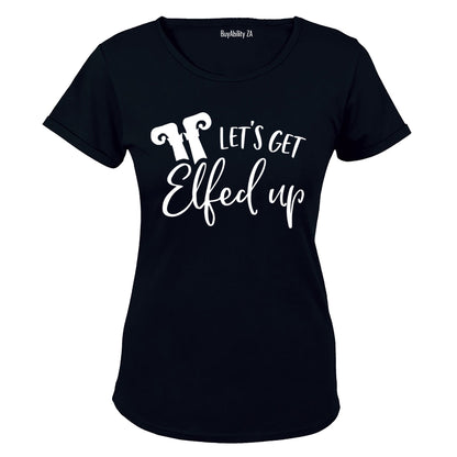 Let's Get Elfed - Christmas - Ladies - T-Shirt