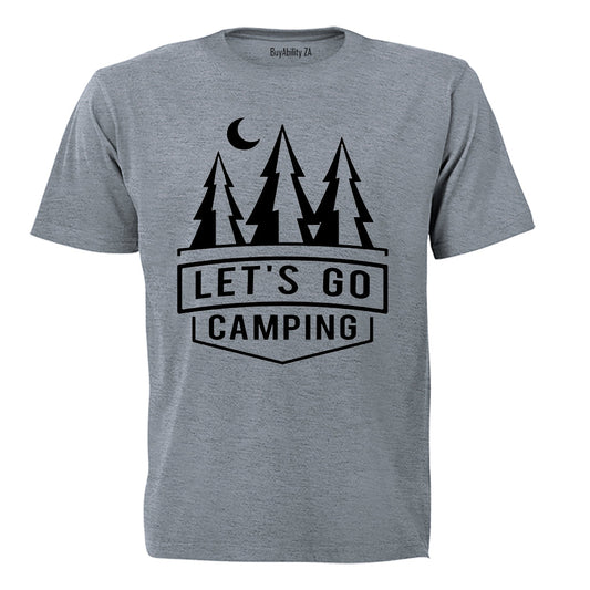 Lets Go Camping - Adults - T-Shirt