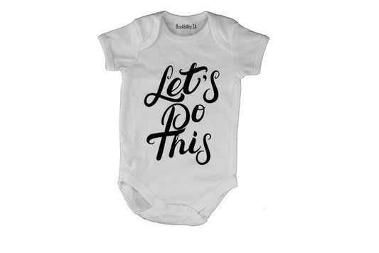Let's Do This! - Baby Grow - BuyAbility