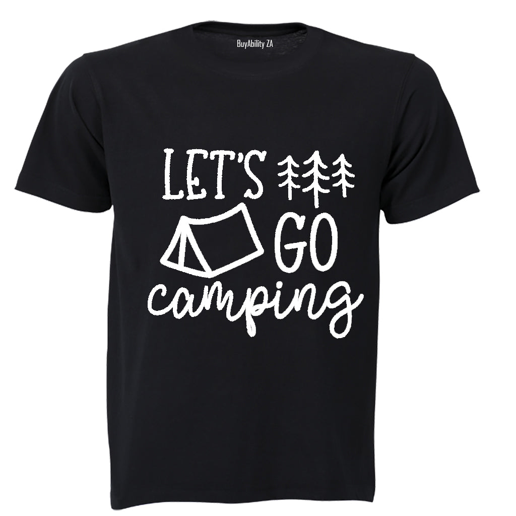 Let's Go Camping - Kids T-Shirt - BuyAbility