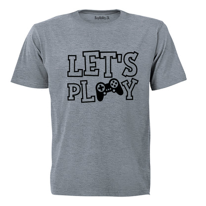 Let's Play - Gamer - Adults - T-Shirt