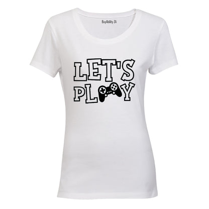 Let's Play - Gamer - Ladies - T-Shirt