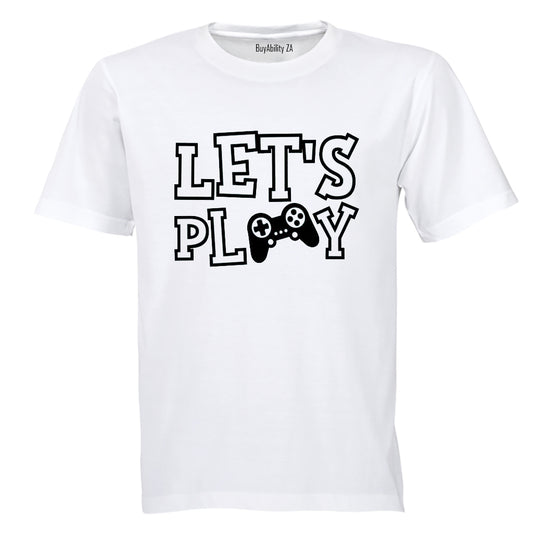 Let's Play - Gamer - Adults - T-Shirt