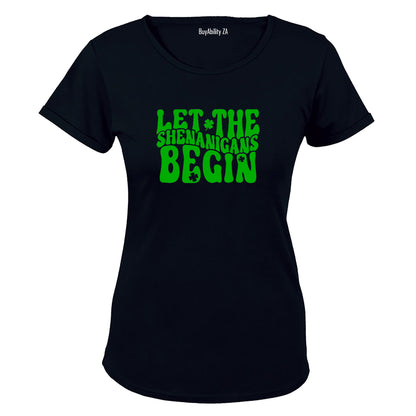 Let The Shenanigans Begin - St. Patricks Day - Ladies - T-Shirt