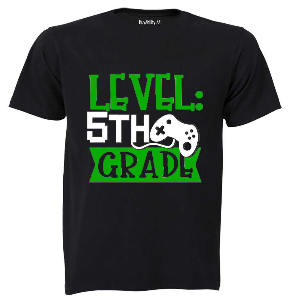 Level: 5th Grade - Kids T-Shirt