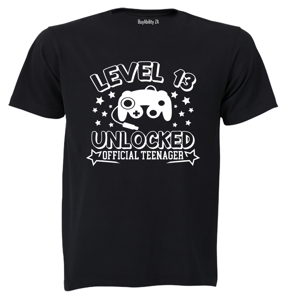 Level 13 Unlocked - Kids T-Shirt - BuyAbility