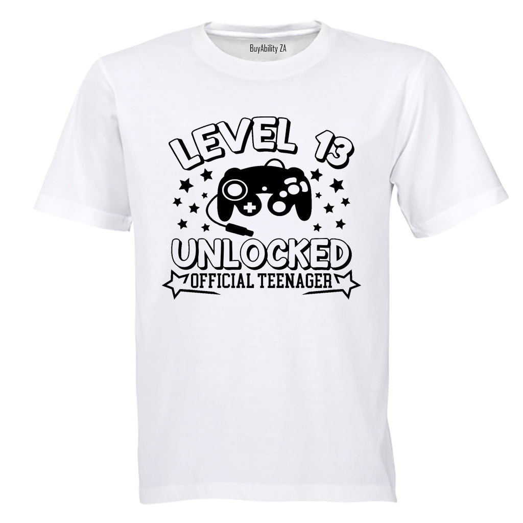 Level 13 Unlocked - Kids T-Shirt - BuyAbility