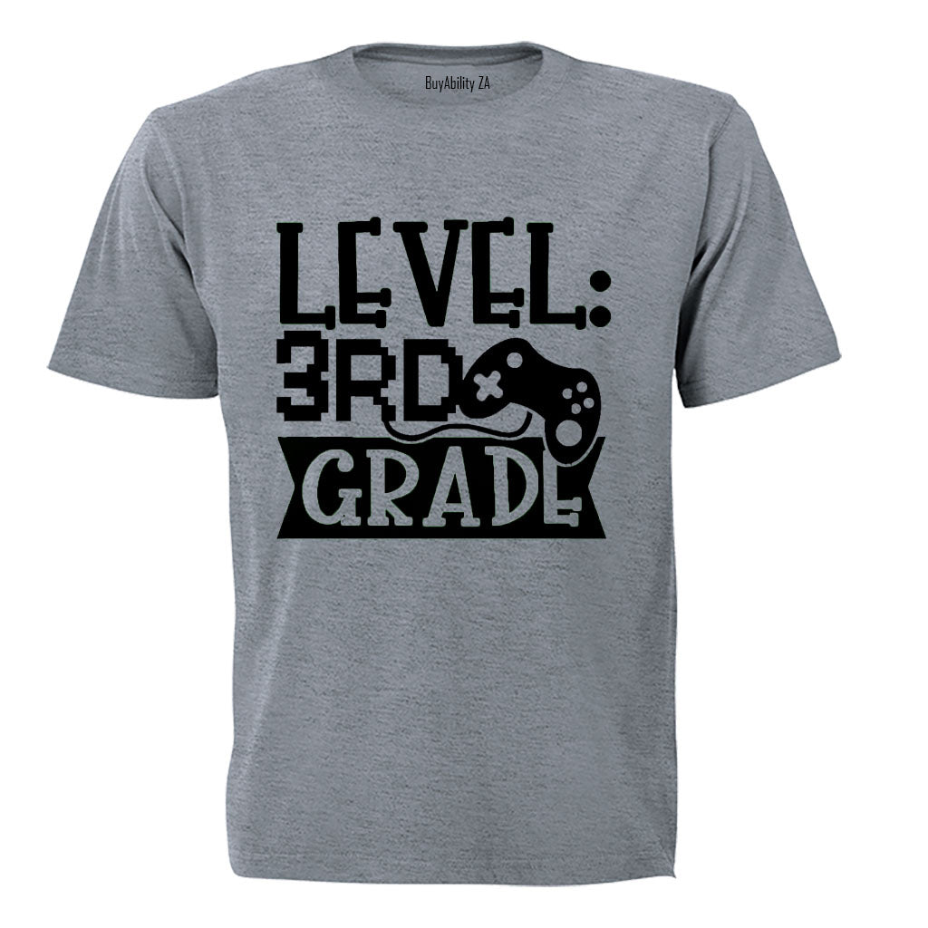 Level 3rd Grade - Kids T-Shirt