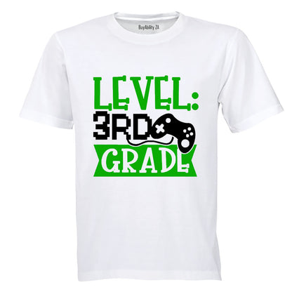 Level 3rd Grade - Kids T-Shirt