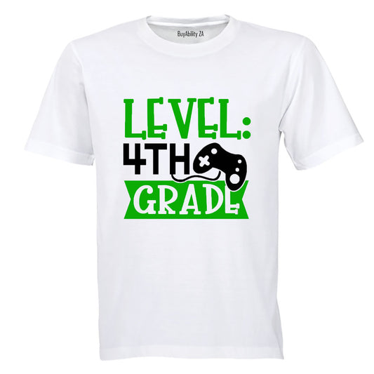 Level 4th Grade - Kids T-Shirt