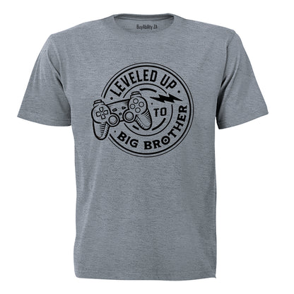 Leveled Up To Big Brother - Gamer - Kids T-Shirt - BuyAbility South Africa