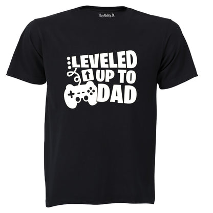 Leveled Up To Dad - Adults - T-Shirt