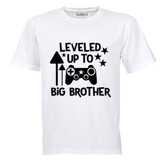 Leveled Up To Big Brother - Kids T-Shirt