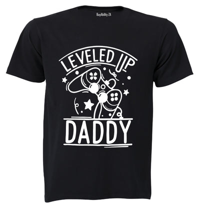 Leveled Up To Daddy - Gamer - Adults - T-Shirt