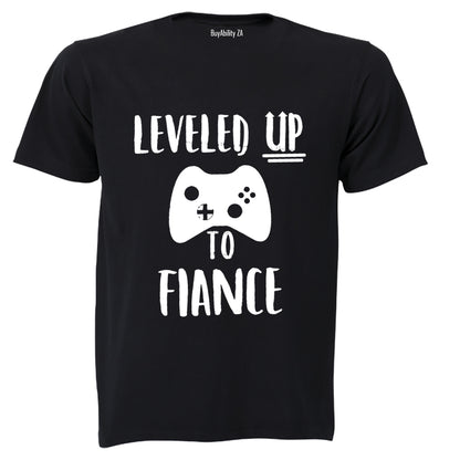 Leveled Up To Fiance - Adults - T-Shirt