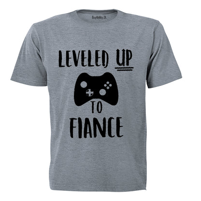 Leveled Up To Fiance - Adults - T-Shirt