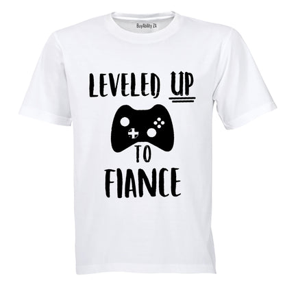 Leveled Up To Fiance - Adults - T-Shirt