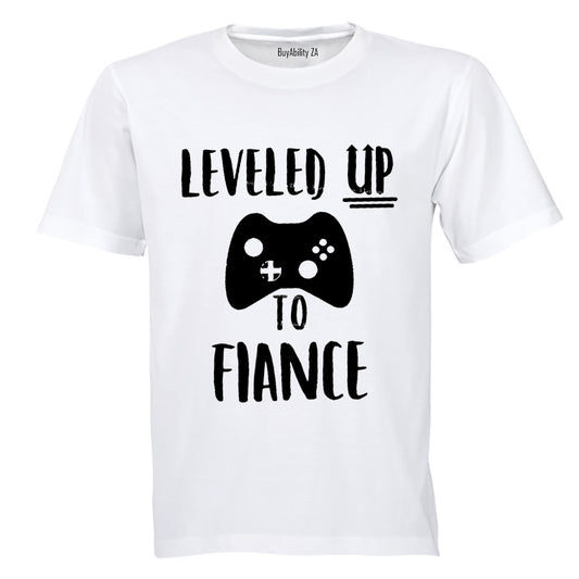 Leveled Up To Fiance - Adults - T-Shirt
